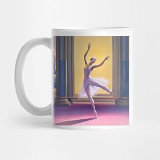 Ballerina Dancing Painting Olympus Mug